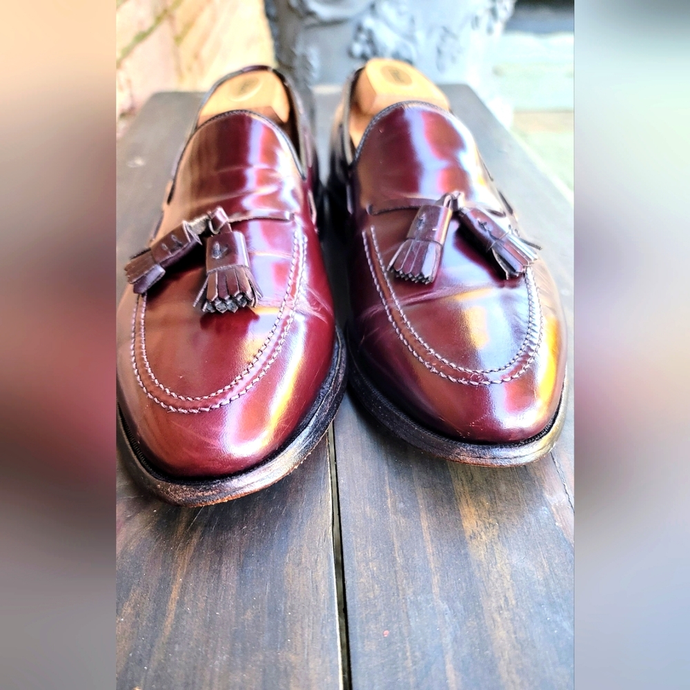 Allen Edmonds Grayson Cordovan Loafers Size 11 D